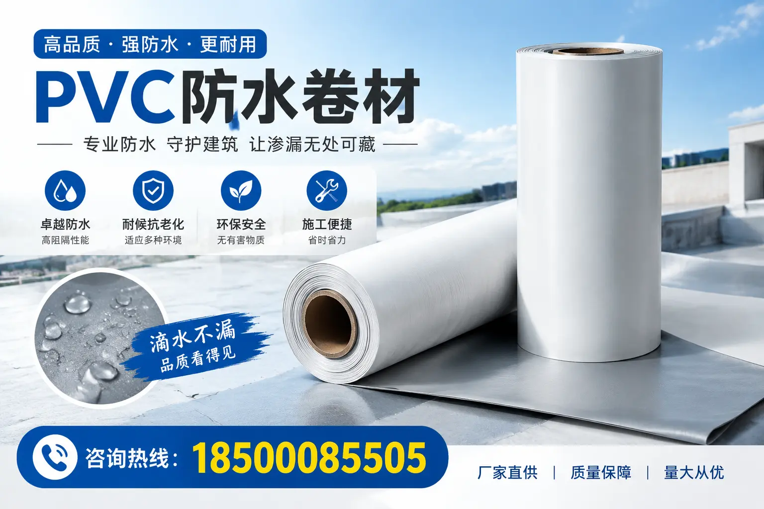 PVC防水卷材的优势与应用案例分析,适合忻州市场